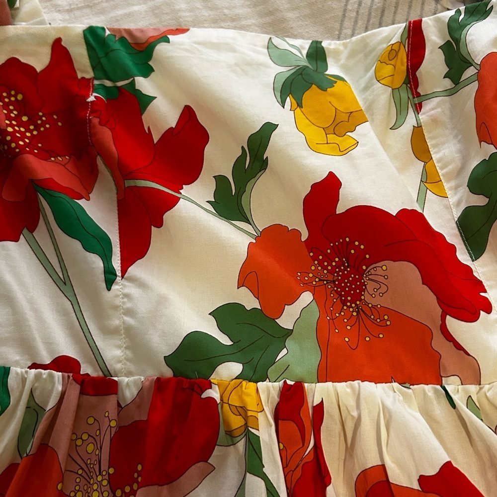 Tuckernuck Hyacinth House Marigold Maxi off the shoulder Dress NWT sz Small - Picture 12 of 16